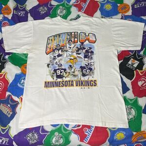Vintage 1998 NFL Minnesota Vikings Hawaii T-Shirt Mens Sz XL T-Shirt Football